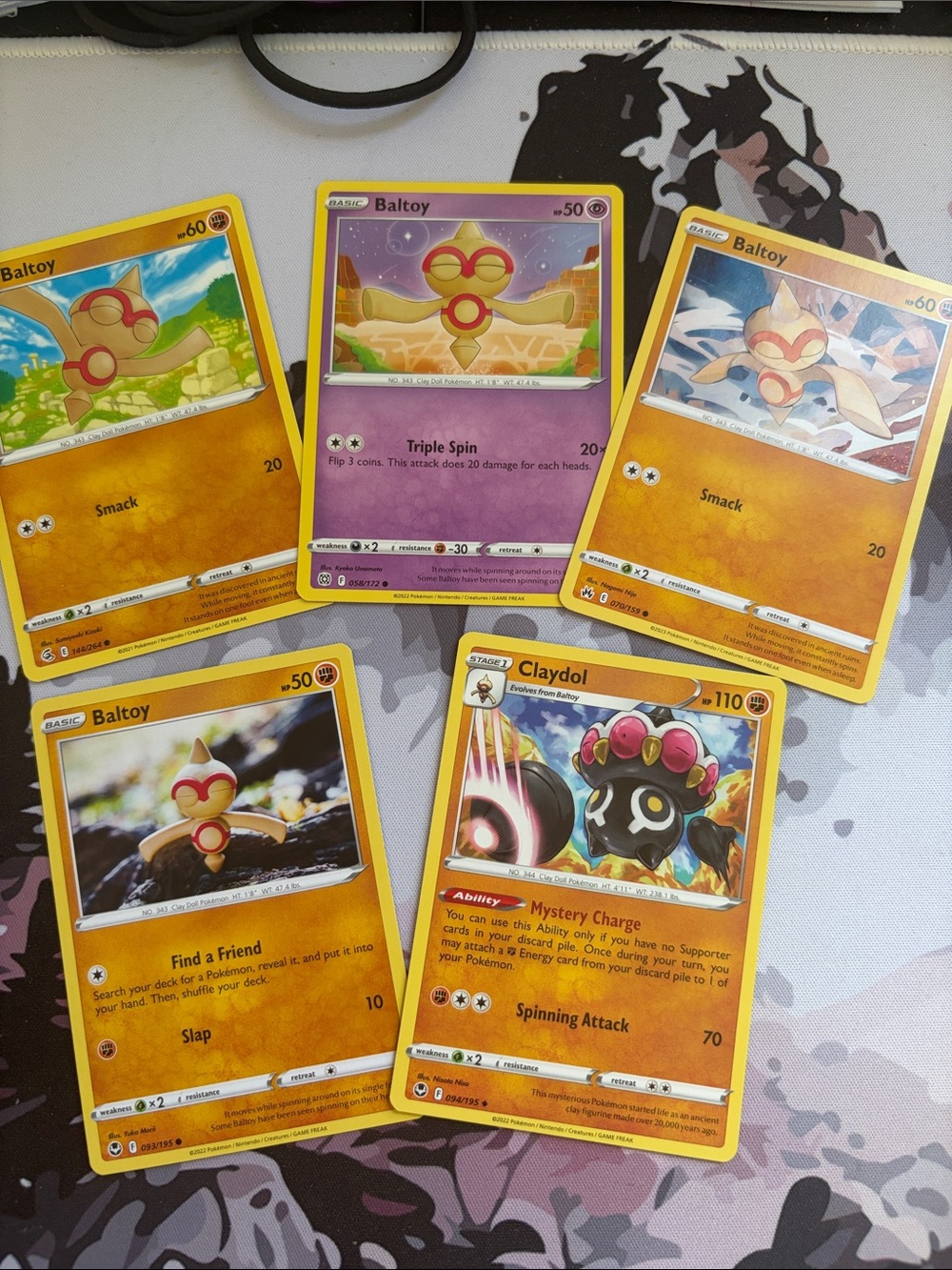 Baltoy & Claydol Evolution Lot | 5 Pokémon Cards | ✨5/$25✨